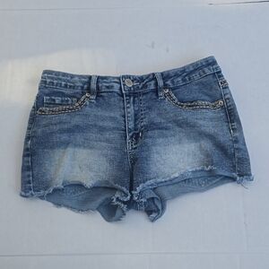 YMI Faded Blue Jean Shorts